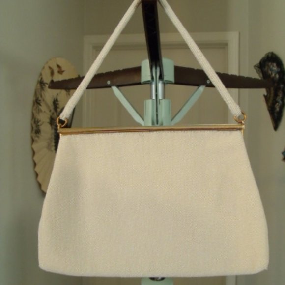 Vintage Saks Fifth Avenue Beaded Wedding Purse - Picture 3 of 6